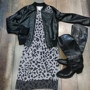 Carmen Marc Valvo sweater dress